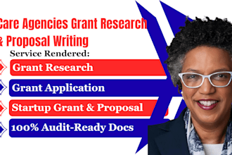 research group home care startup grant, write grant proposal for healthcare