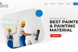 design squarespace painting services website plumber website electrician website