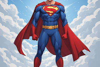 draw you like a custom superhero