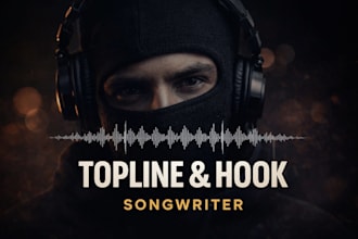 create a professional topline melody and hook for your track