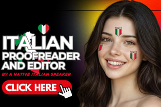 proofread, edit italian manuscripts, books text, document, KDP journal or ebook