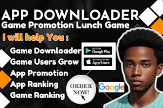 help to lunch market your app to increase install users and app ranking