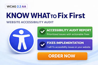 audit your website and fix accessibility issues for wcag compliance