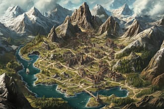 create your fantasy city map