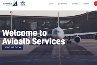 build wix aircraft charter website rental website private jet rental booking