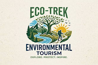 design a unique and eco friendly environmental tourism logo