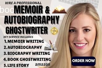 ghostwrite your memoir or life autobiography