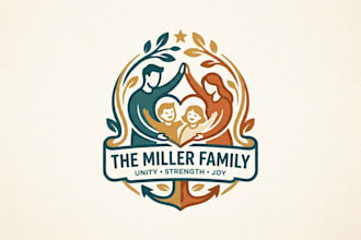 design a warm and meaningful family logo