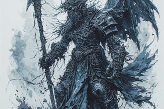 design a metal album cover artwork