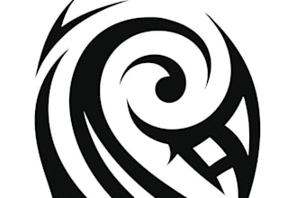 design service dog trainer tattoo logo