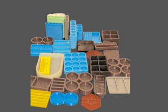 3d mold designs, silicone, slip casting, mold design, injection mold, production
