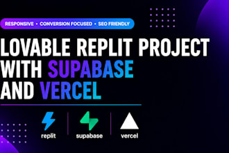 lovable replit project live with supabase and vercel setup