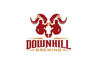 design colorado brewery logo with bar beer
