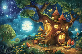 illustrate children story book illustration, children story, book illustration