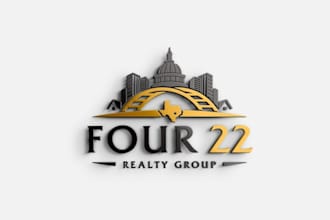 design premium realty group logo