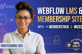 design webflow lms elearning website redesign webflow membership memberstack
