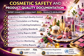 do hse method statement, health and safety risk reports for cosmetics products