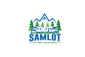 creative fun logo for rv travel trailer rental business