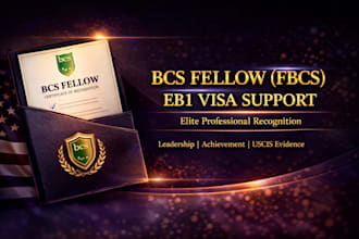 help you to become a bsc fellow member to support your eb1 visa