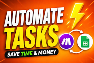 automate your business tasks using make and google sheets