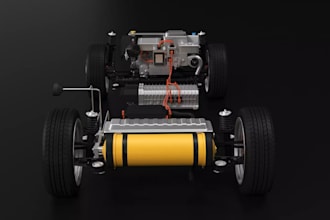 3d modular car frame,ev platform,car parts model,ev chassis,3d automotive engine