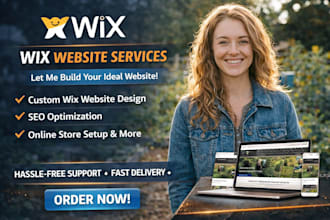 build a wix website, redesign, and fix wix issues