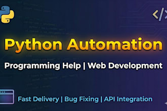 help with programming tasks, web dev, and python automation