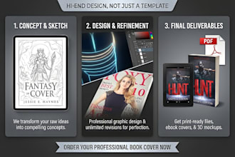 design a professional minimal book cover or ebook cover