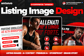 design amazon listing images, ebc content and social media ads