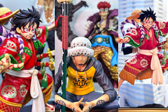 3d print and paint custom action figure anime figure warhammer 40k 3d miniature