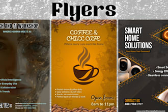 design an attractive flyer design for you in canva