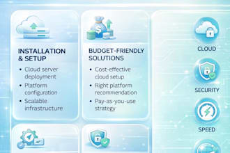 setup and manage your cloud server,security,optimization