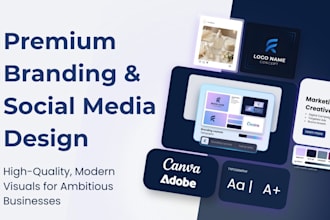 design  social media posts and branding for your business
