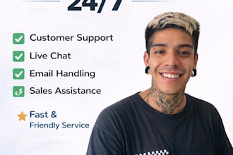 provide ecommerce customer support and live chat