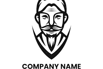 design unique line art or monoline logo