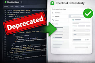 fix and migrate your custom checkout to shopify checkout extensibility