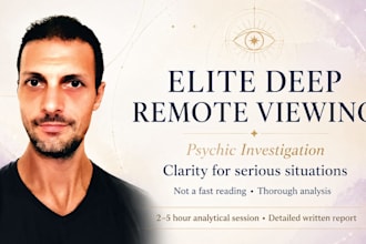do deep psychic reading remote viewing for any situation