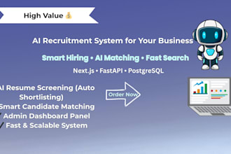 build ai powered recruitment system with candidate matching
