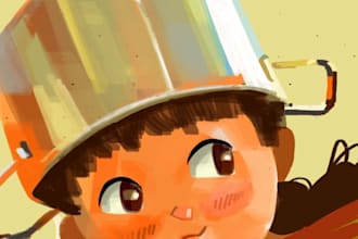 create fantasy inspired illustrations for you