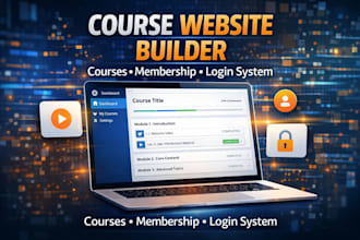 build a course website with full course and membership functionality