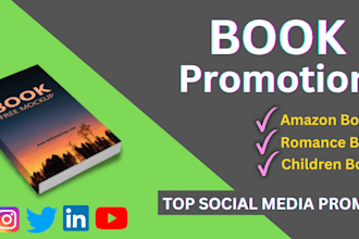 do organic book promotion and kindle marketing