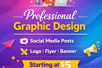 design attractive flyers, posters and brochures