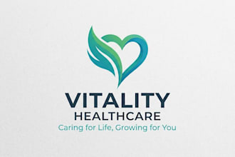 design a professional and trustworthy healthcare logo for your brand