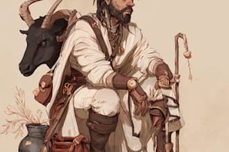 draw your dnd character art