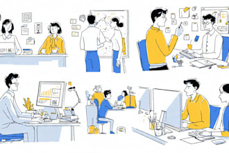 design custom doodle illustrations