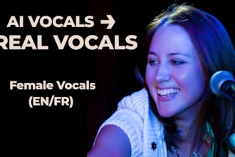 humanize replace your ai vocals with real emotional female vocals
