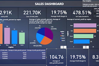 provide expert data analytics and excel dashboards
