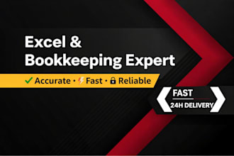 manage your bookkeeping and financial data in excel