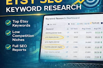 do etsy SEO keyword research for high ranking listings