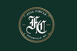 design a modern, creative monogram or initial letters logo